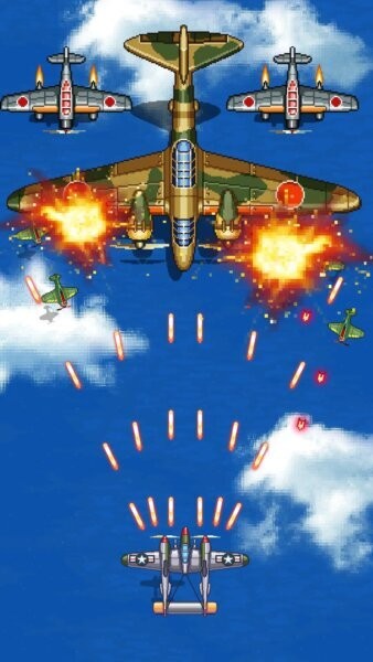空军1945破解版全飞机解锁下载 v15.20 0