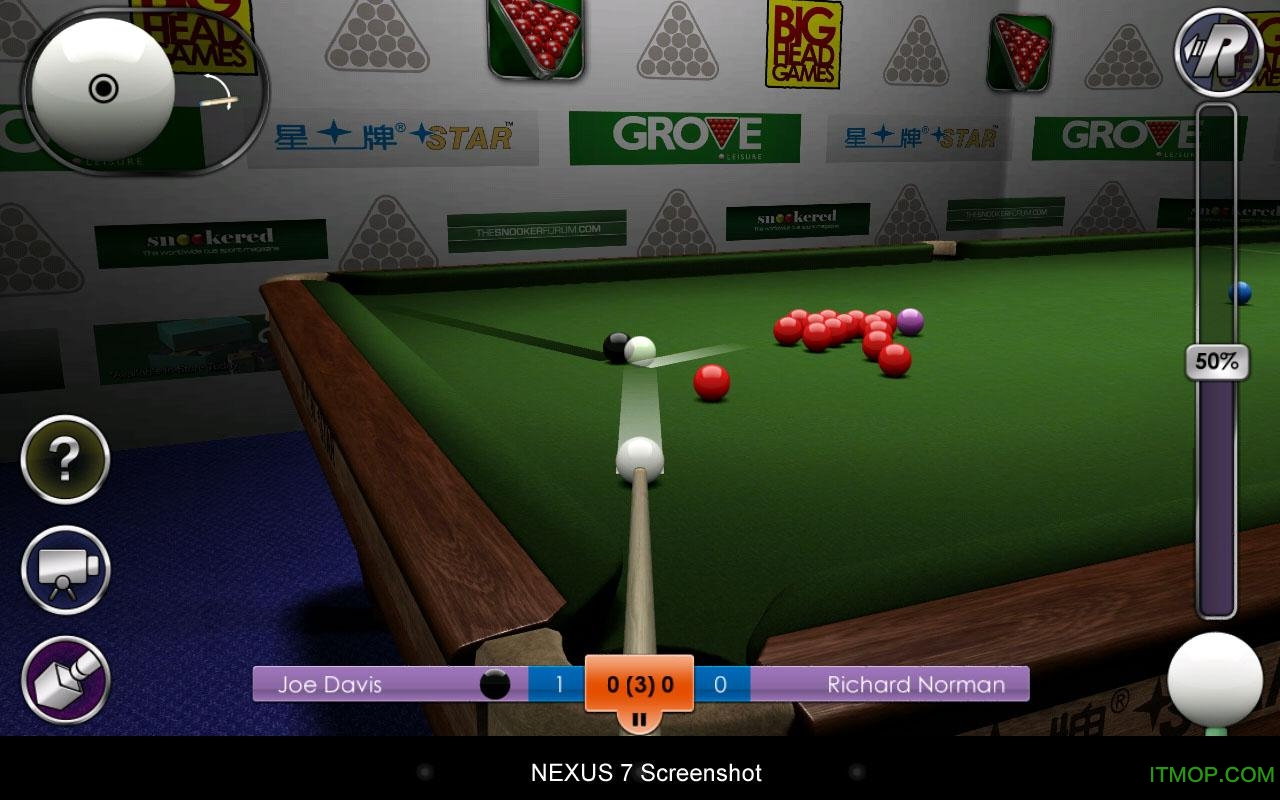 国际斯诺克HD(International Snooker Pro HD)下载 v1.6 0